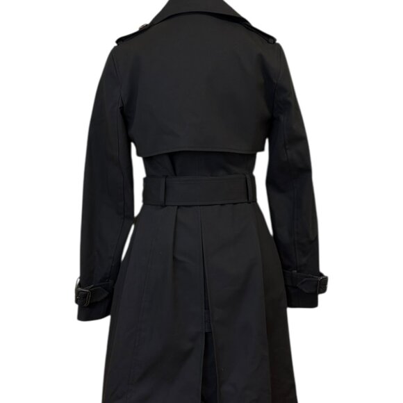 Club Monaco Black Trench Jacket (XS) - Picture 3 of 4